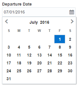 Combo box with A date Dialog popup